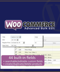 WooCommerce Advanced Bulk Edit