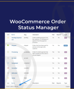 WooCommerce Order Status Manager