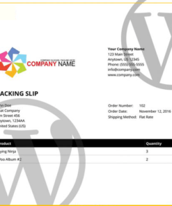 WooCommerce PDF Invoices & Packing Slips